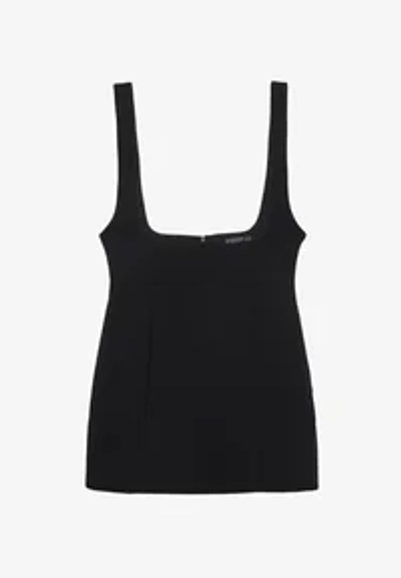 STRAPPY - Shift dress - black