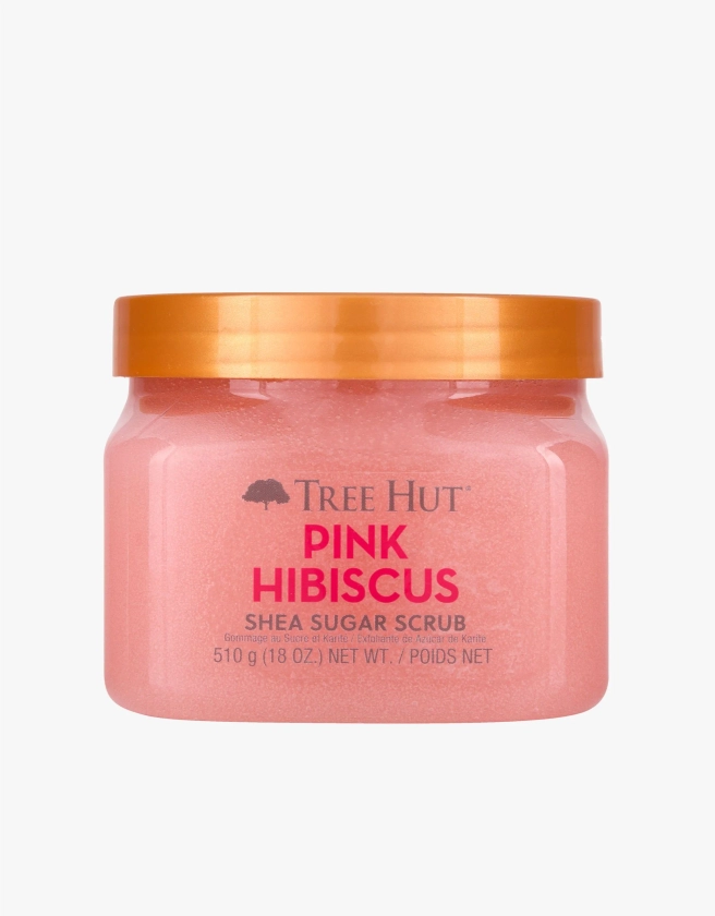 pink hibiscus shea sugar scrub