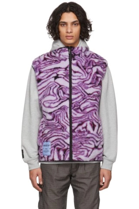 MCQ - Purple Fleece Gillet Vest