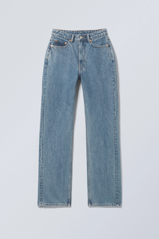 Resolute Curve High Straight Jeans