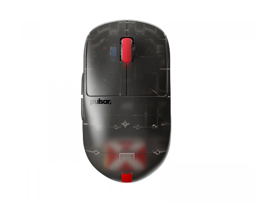 Pulsar X2-H High Hump Wireless Gaming Mouse - Clear Black - Limited Edition