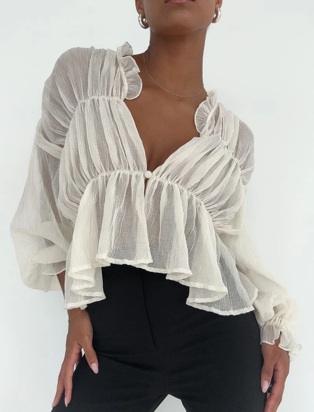 Cambridge Top | Ivory