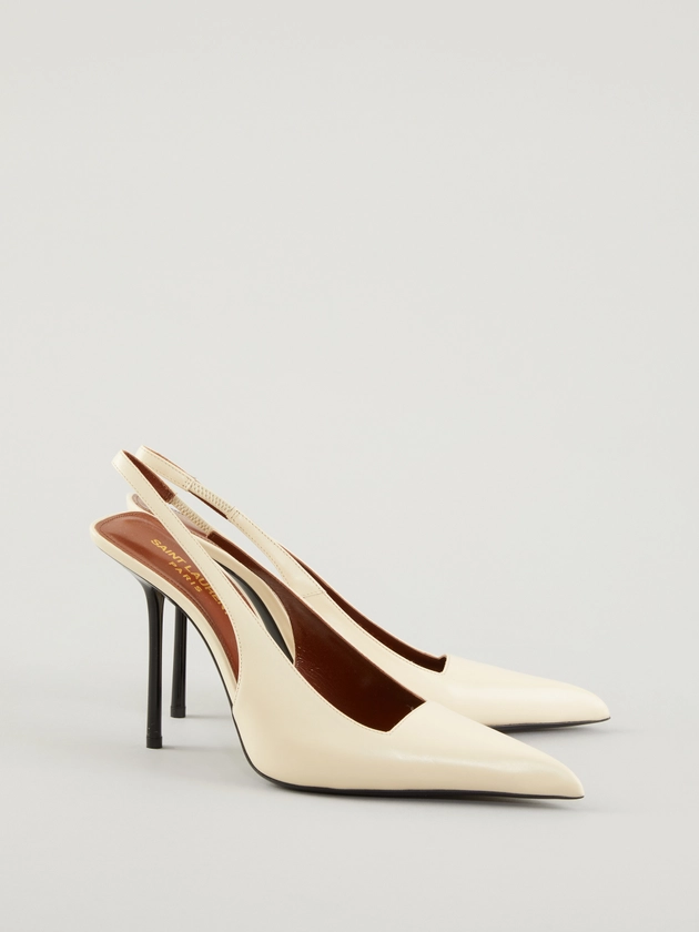 Slingback-Pumps 'Kiss' Crème