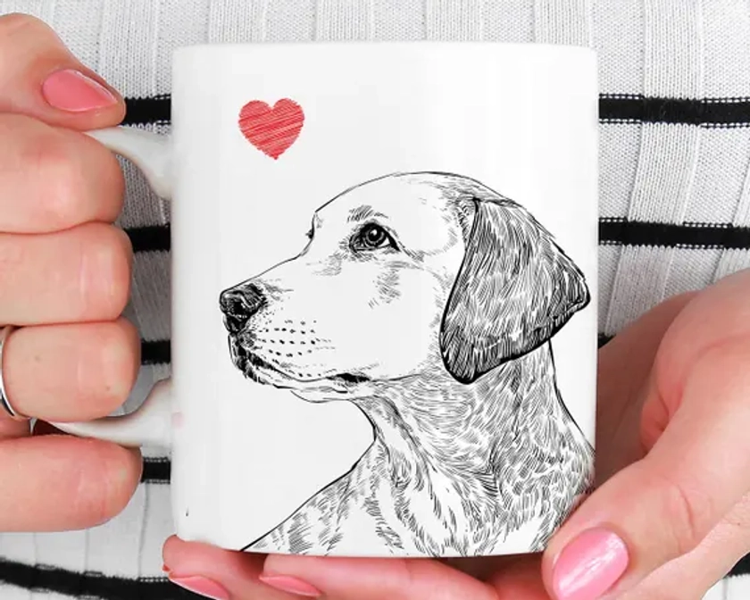 Custom Dog Mug, Dog Lover Gift, Pet Memorial, Dog Memorial Gift, Pet Portrait Mug, Pet Loss gift, Dog Mug, Pet Mug, Dog Owner Gift, Pet Loss