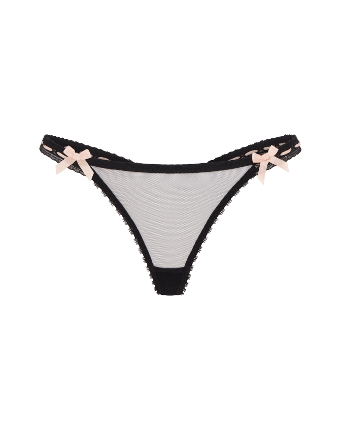 Claira Thong in Black | By Agent Provocateur