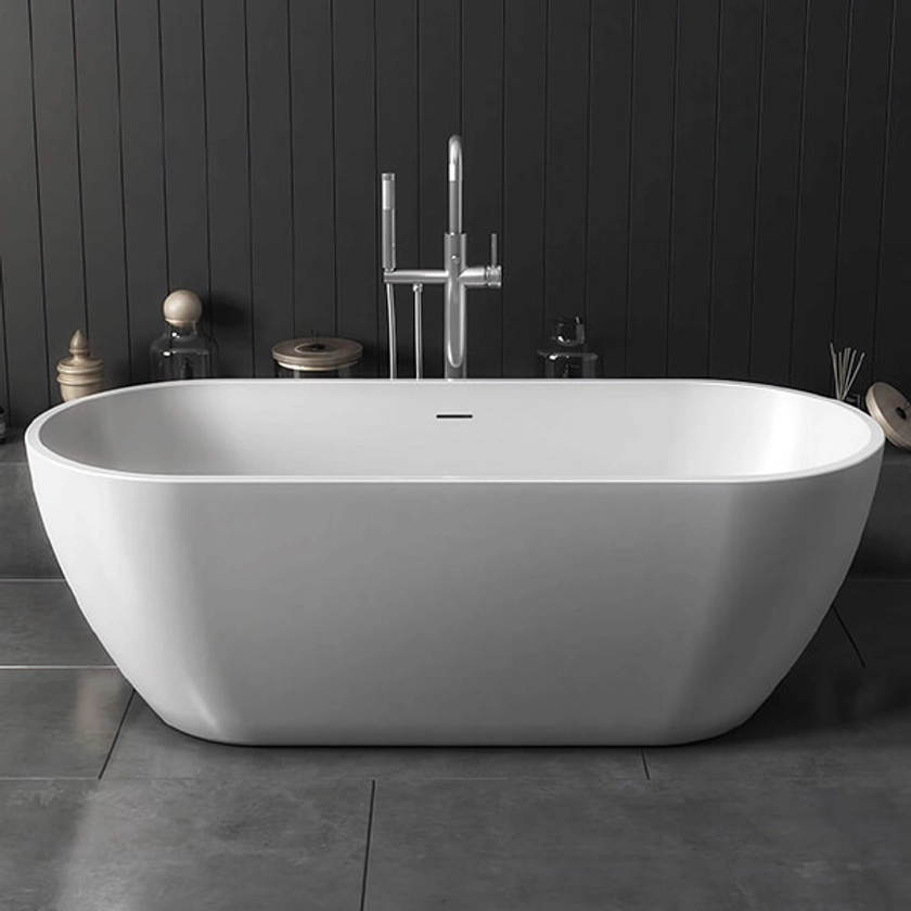 Joseph Miles Form 1655mm Length Freestanding Acrylic Bath