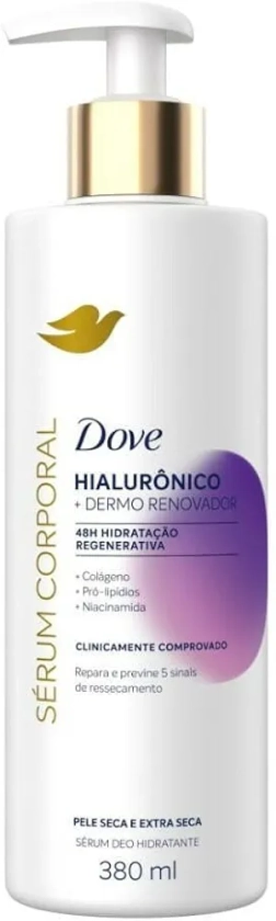 Sérum Corporal Dove Hialurônico + Dermo Renovador (380ml) | Amazon.com.br