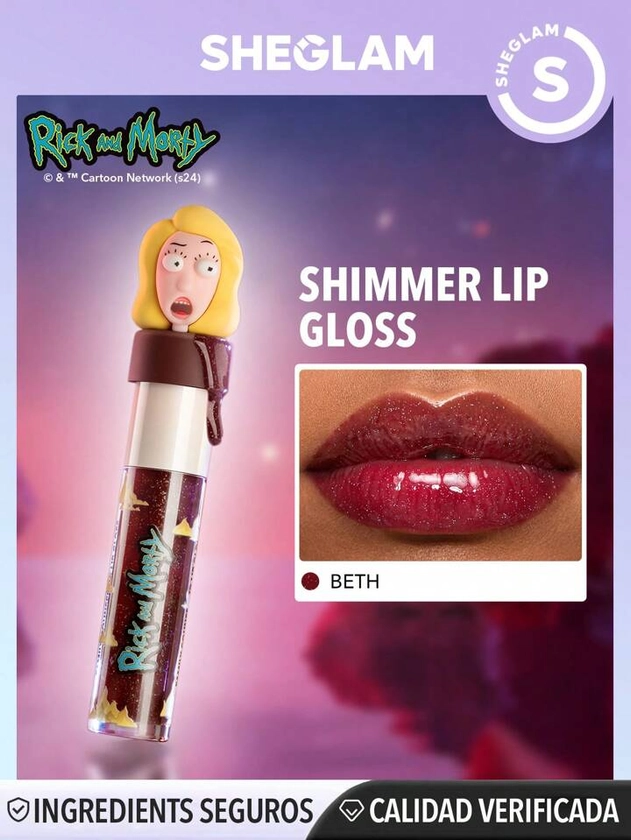 Rick and Morty X SHEGLAM Brillo de labios de asesoramiento familiar-Beth