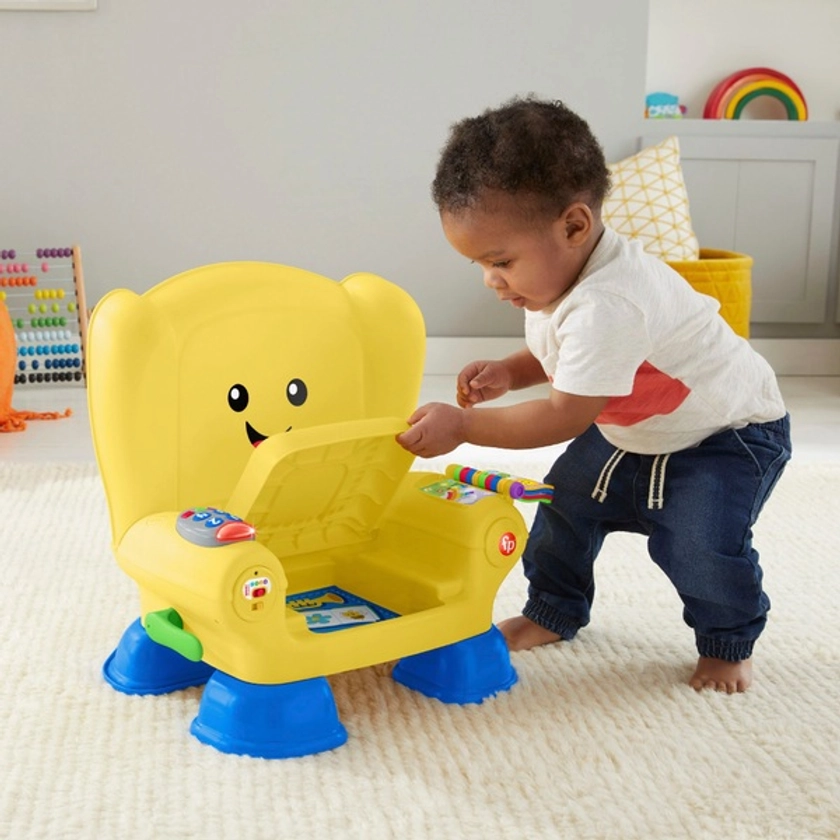 Fisher-Price Laugh & Learn Smart Stages Activity Toy Chair Yellow | Smyths Toys UK