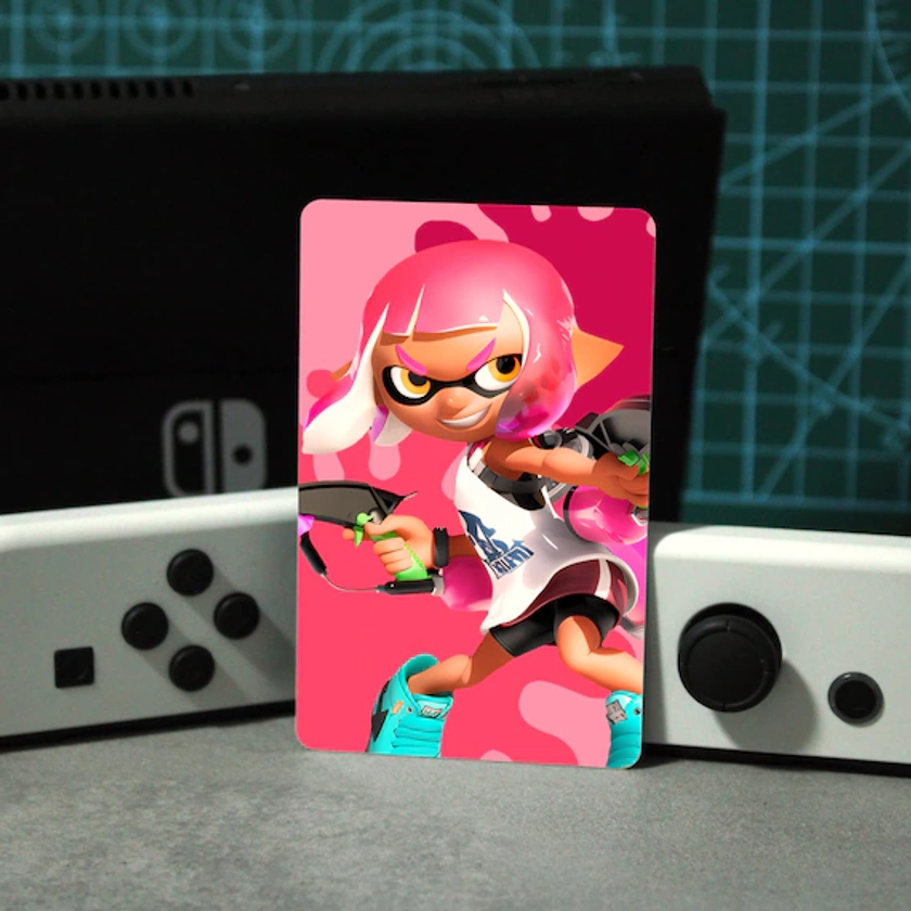 Splatoon NFC Cards, ALL Available, Activatable in Game for different Extras, Unique Designs, High Quality Printing