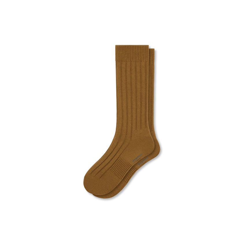 Women's Vintage Rib Calf Socks