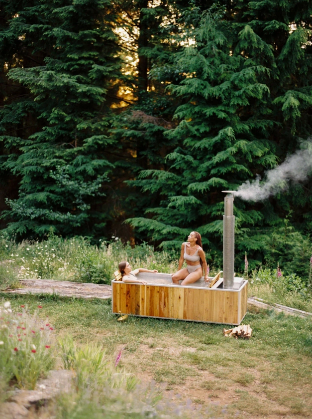 Wood Burning Hot Tub