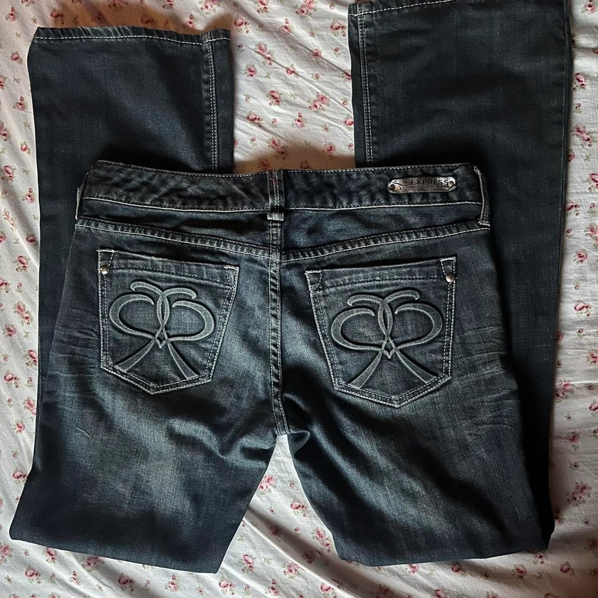 Grunge Low waisted Express jeans Bootcut 4s...