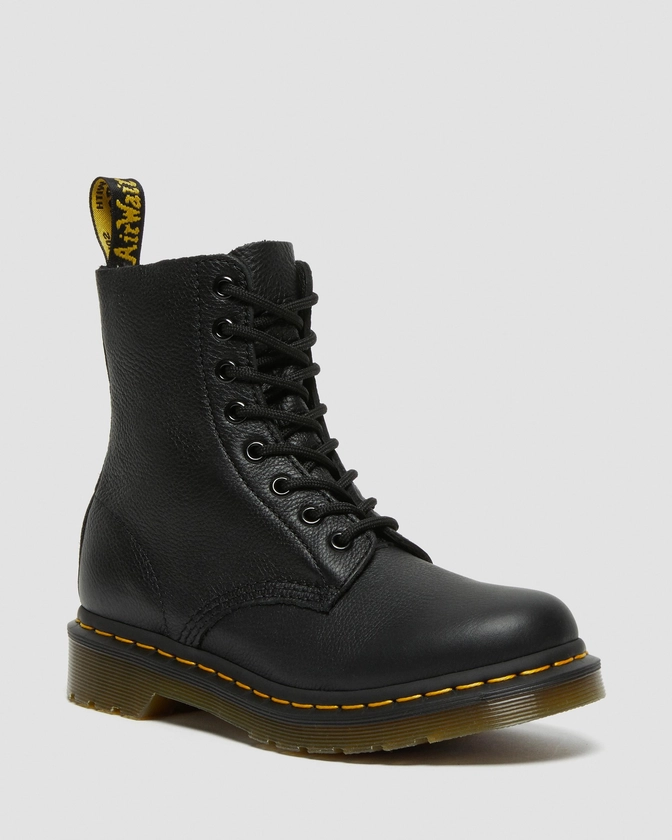 1460 Soft Leather Lace Up Boots in Black | Dr. Martens