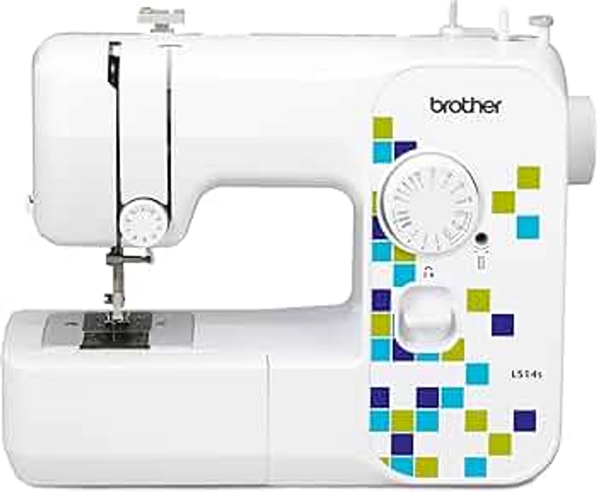 Brother LS14S Metal Chassis Sewing Machine, 43.9 x 18.9 x 36 cm White