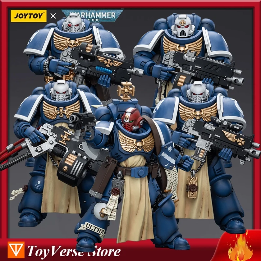 JOYTOY-figuras de acción Warhammer 40k 1/18, ultramarinos Sternguard Veteran collections, en STOCK - AliExpress 26