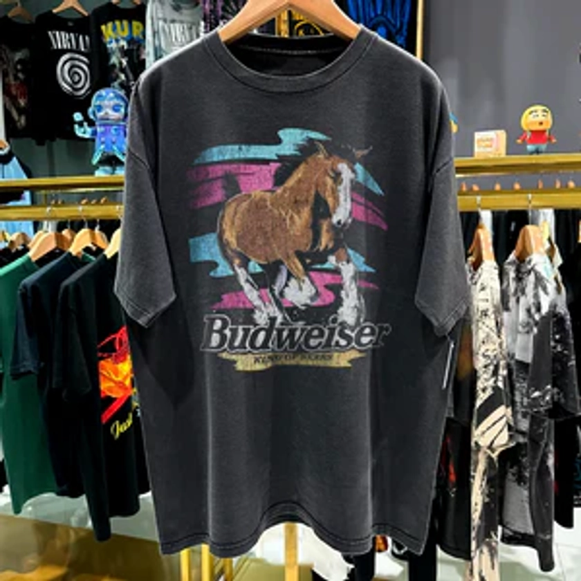 '99 STALLION VINTAGE WASHED BLACK T-SHIRT