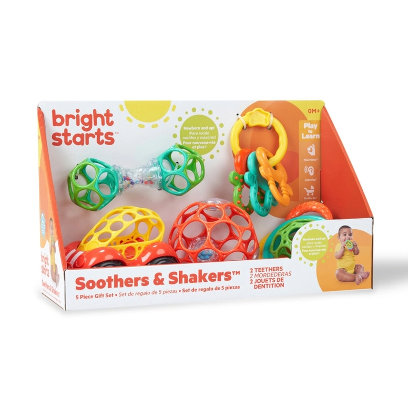 Bright Starts - Coffret de Jouet d'Éveil Hochet et Anneaux de dentition