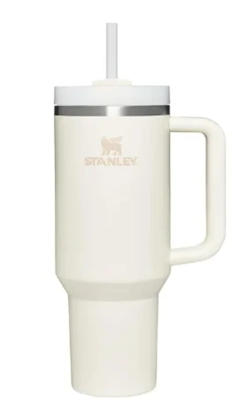 Stanley Quencher H2.0 FlowState 40oz Stainless Steel Tumbler - CREAM COLOUR