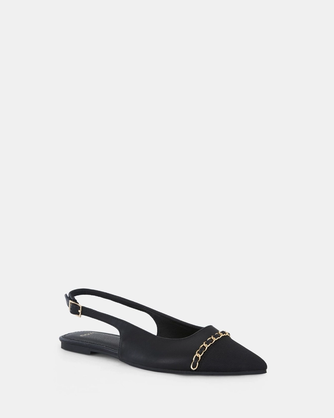 CANDI BLACK | Buy Women's FLATS Online | Novo Shoes