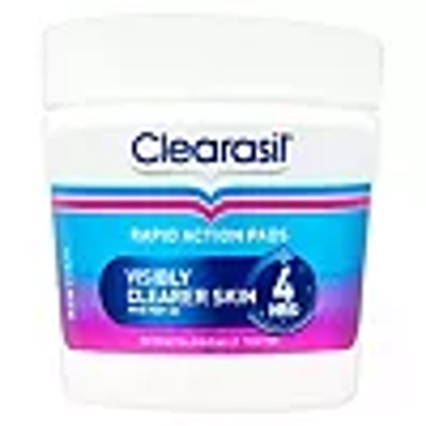 Clearasil Rapid Action Face Cleanser & Exfoliating Pads - 65 Pack - Boots