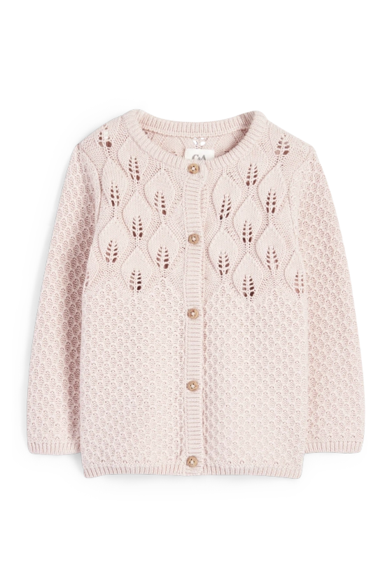 Gilet en maille pour bébé - finition texturée | E-Shop C&A