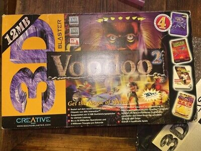 Creative Labs 3D Blaster Voodoo 2 2x 12 MB SLI System | eBay