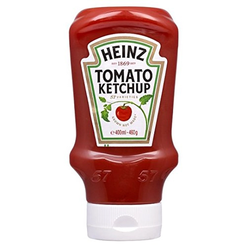 10 X HEINZ TOMATO KETCHUP TOP DOWN 460g (10 PACK BUNDLE) : Amazon.co.uk: Grocery