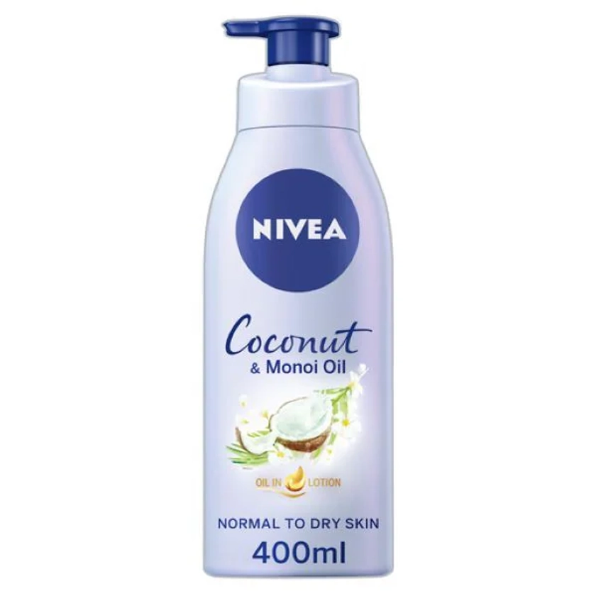 NIVEA Coconut & Monoi Oil Body Lotion for Normal Skin 400ml | Skin | Superdrug