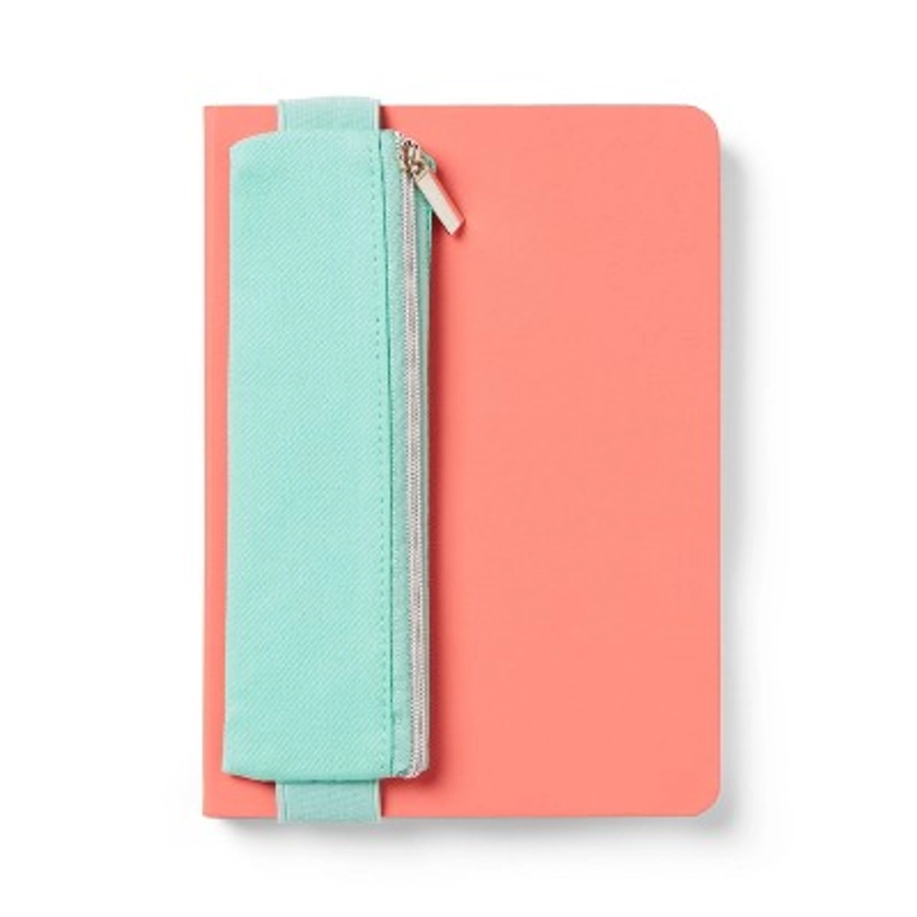 College Ruled Journal with Pouch Coral - up & up™