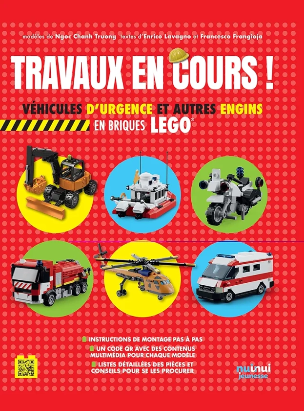TRAVAUX EN COURS ! VÉHICULES DE SECOURS ET AUTRES ENGINS EN BRIQUES LEGO®