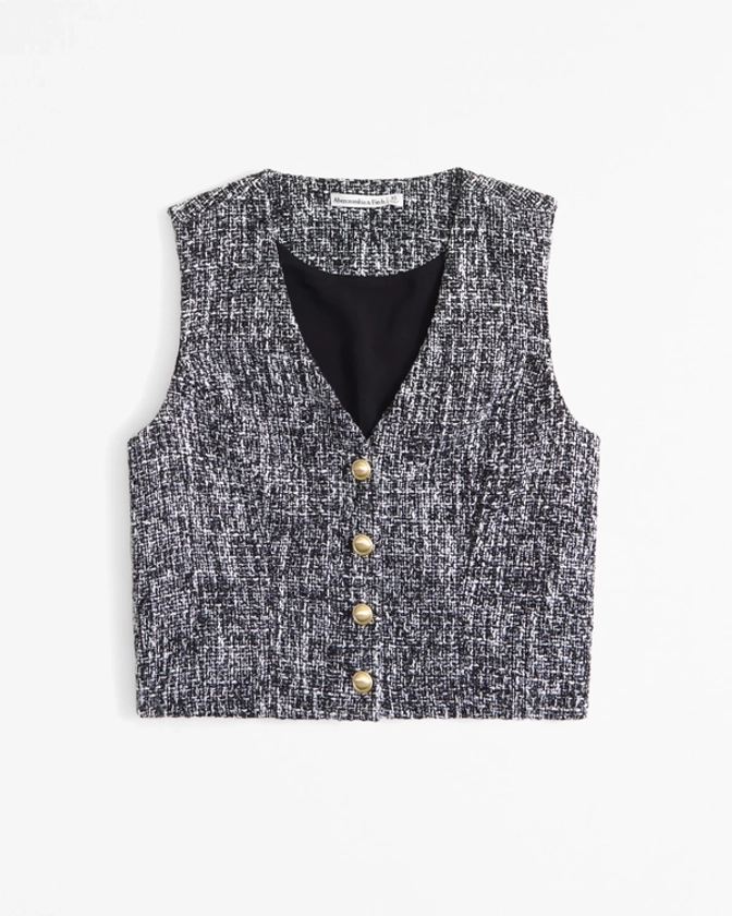 Women's Tweed Vest Set Top | Women's | Abercrombie.com