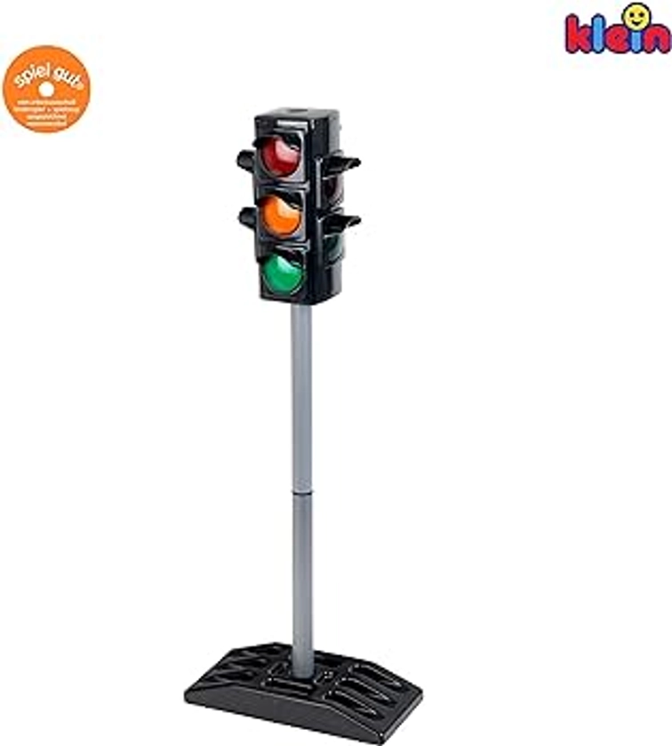 Theo Klein 2990 Traffic Lights I Battery-Powered Traffic Lights with Manual or Automatic Traffic Light Cycle I Dimensions: 27 cm x 12.5 cm x 72.5 cm High I Toy for Children Aged 3 Years and up Multi - Colored , 2990-TK : Amazon.co.uk: Toys & Games