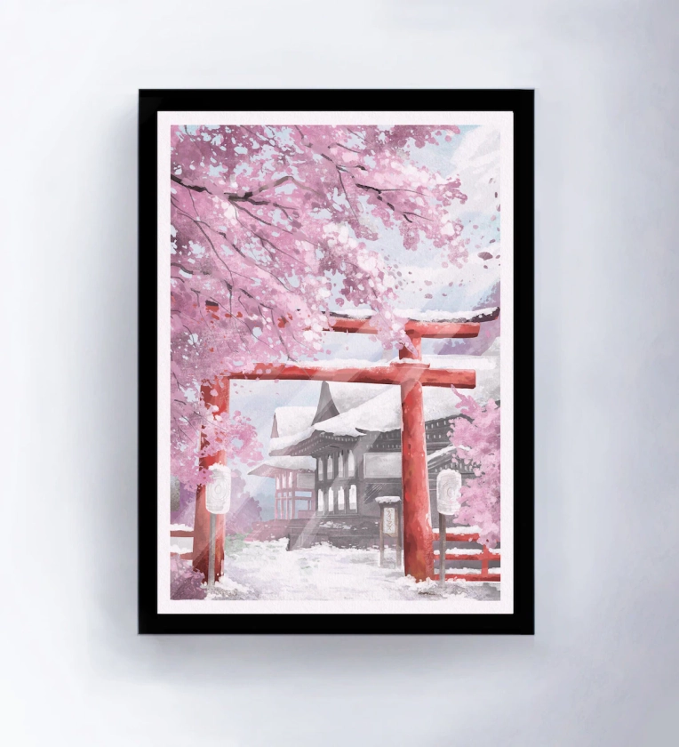 Japanese Poster, Ukiyoe Print, Japanese Art Print, Japan Painting, Japan Poster, Japanese Painting, Cherry Blossom Print, Oriental Wall Art - Etsy Japan