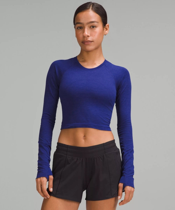 Swiftly Tech Cropped Long-Sleeve Shirt 2.0 | Women's Long Sleeve Shirts | lululemon