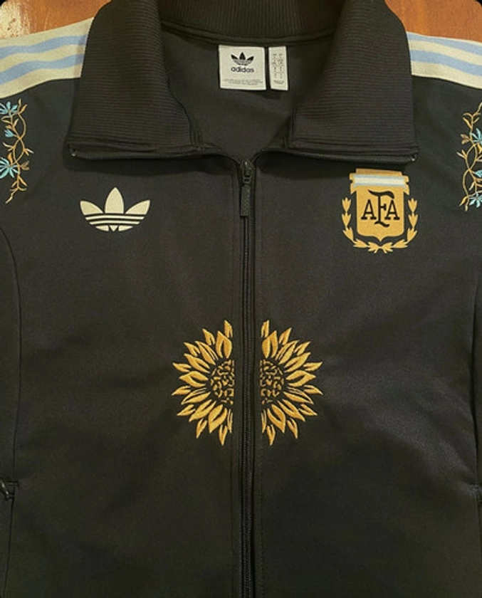 Embroidered Argentina Beckenbauer Track Top | TFG Shirts