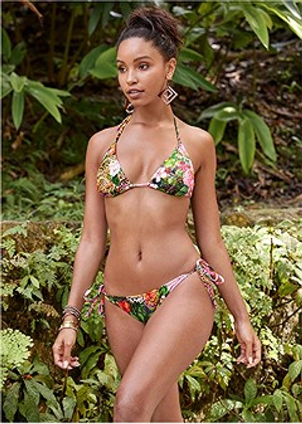 Bejeweled Triangle Top in Camille | Bikini | VENUS