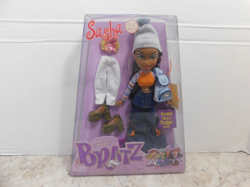 Bratz Sasha Doll First Edition 2001 MGA Entertainment Factory Sealed Brand New