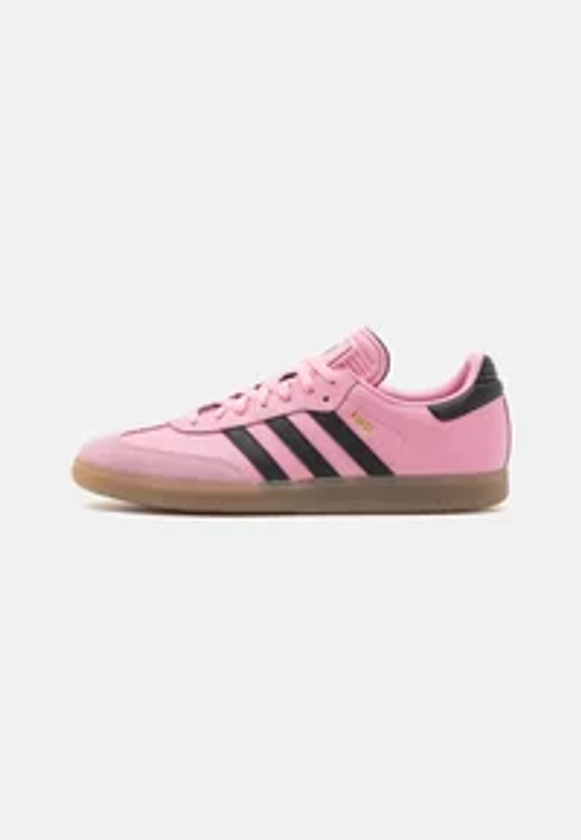 adidas Originals SAMBA MESSI MIAMI UNISEX - Trainers - black/pink/light pink - Zalando.co.uk