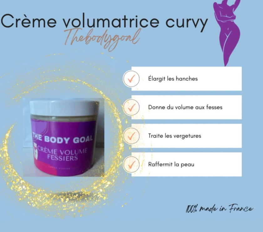 Crème volume fesses hanches