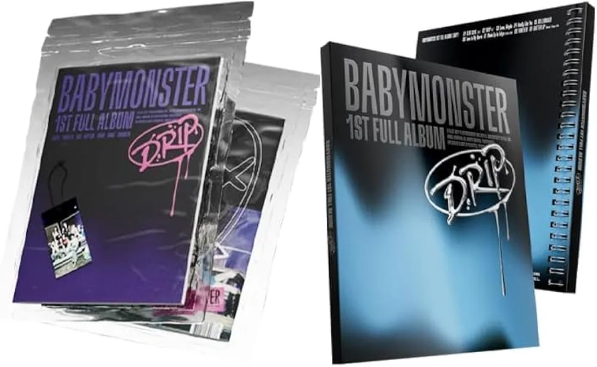 BabyMonster – 1er album complet [Drip] (version standard) (version aléatoire) + Extra photocards