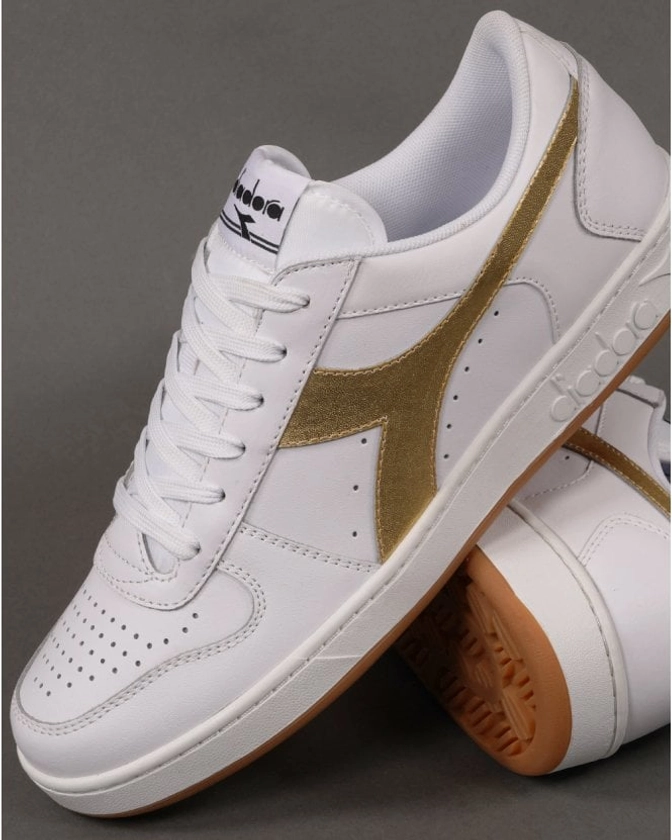 Diadora 80s Elite MB Trainer White/Gold