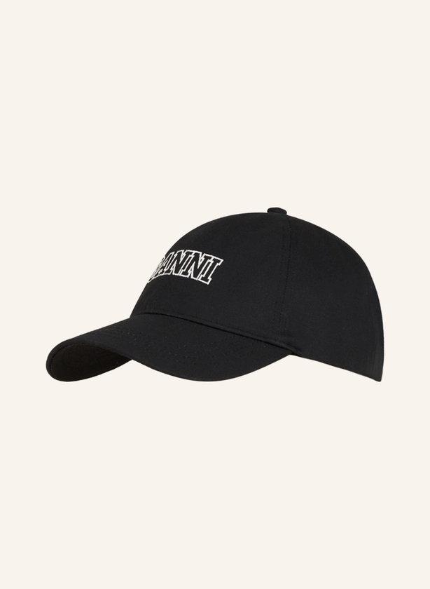 GANNI Cap in schwarz