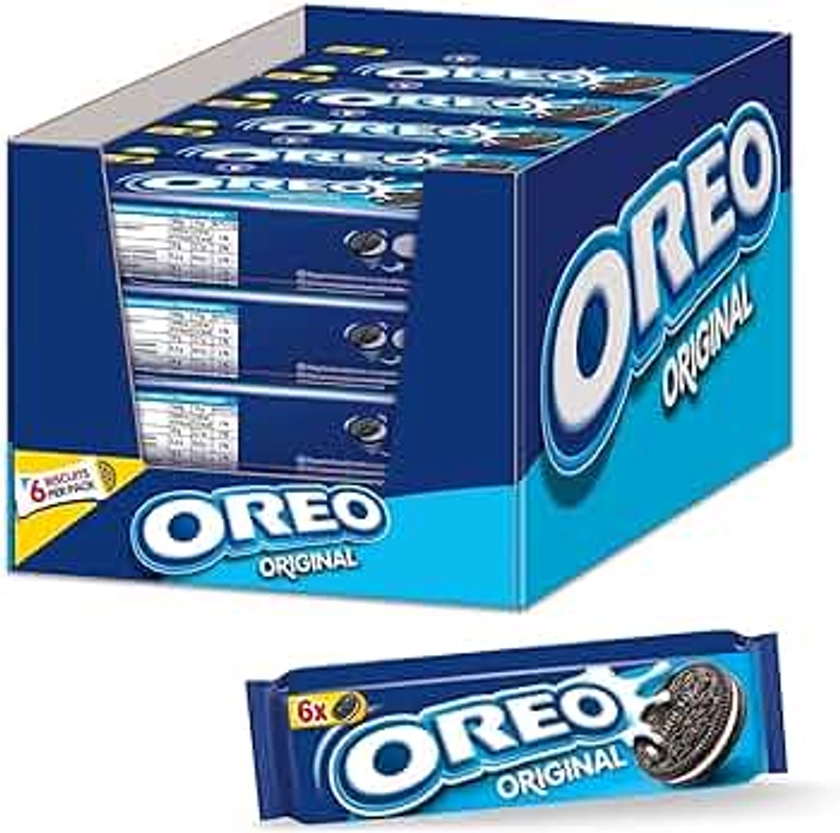 Oreo Original Sandwich Biscuits Snack Pack, 66 g, Pack of 20