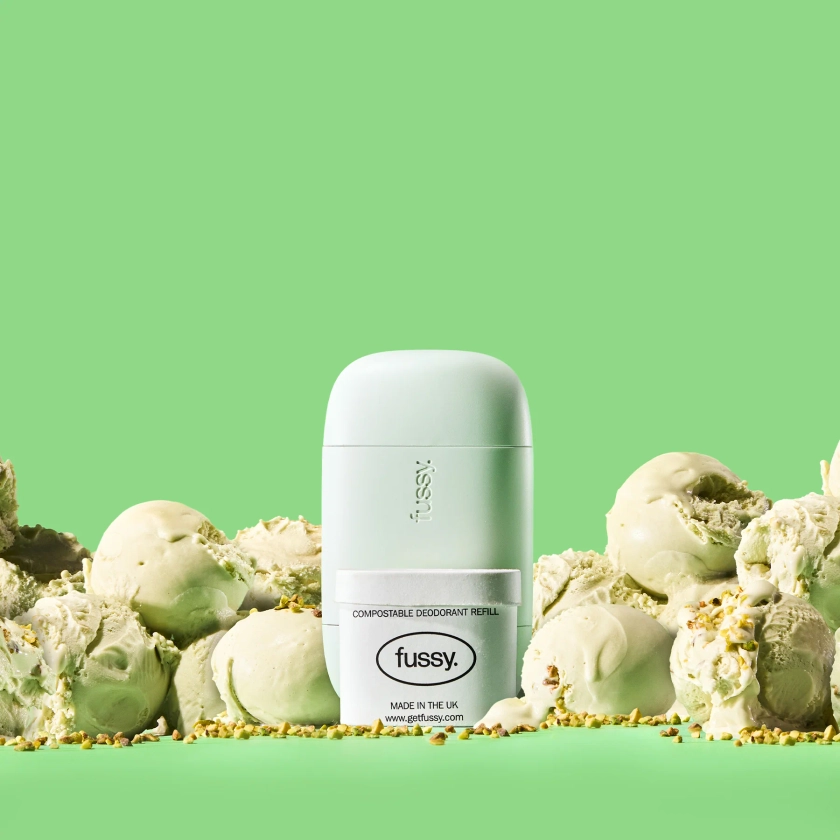 Pistachio Gelato Limited Edition Starter Pack - Fussy Natural Deodorant