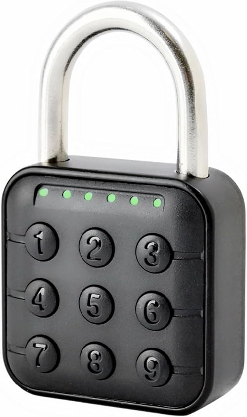 Keyless Combination Locker Lock, 6 Digit Codes Padlock for Outdoor, Easy Use Pad Lock with Code for Gym School Locker, Fence, Suitcase, Luggage