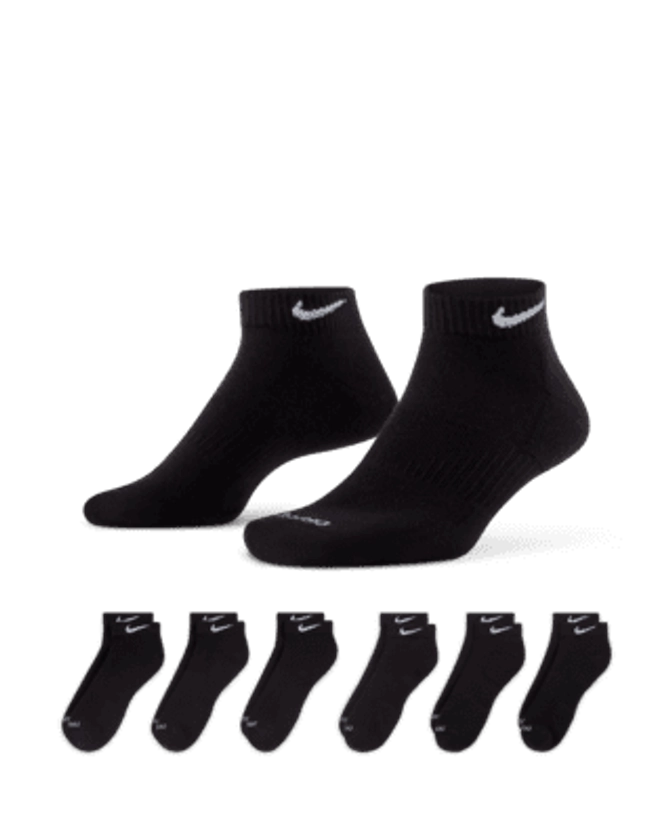 Nike Everyday Plus Cushioned Training Low Socks (6 Pairs)