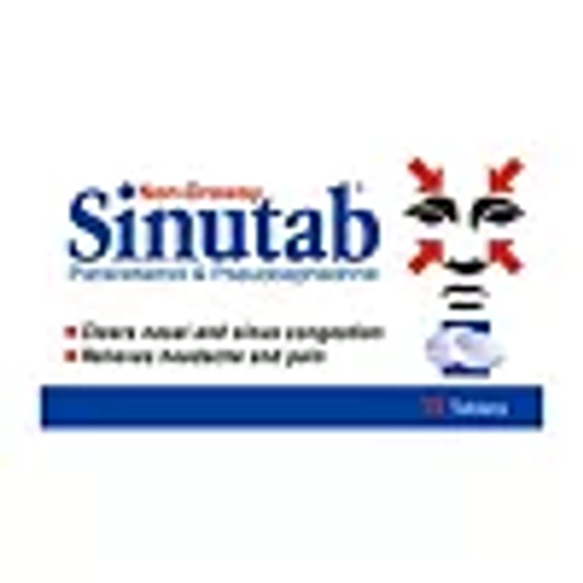 Sinutab Non-Drowsy - 15 tablets - Boots