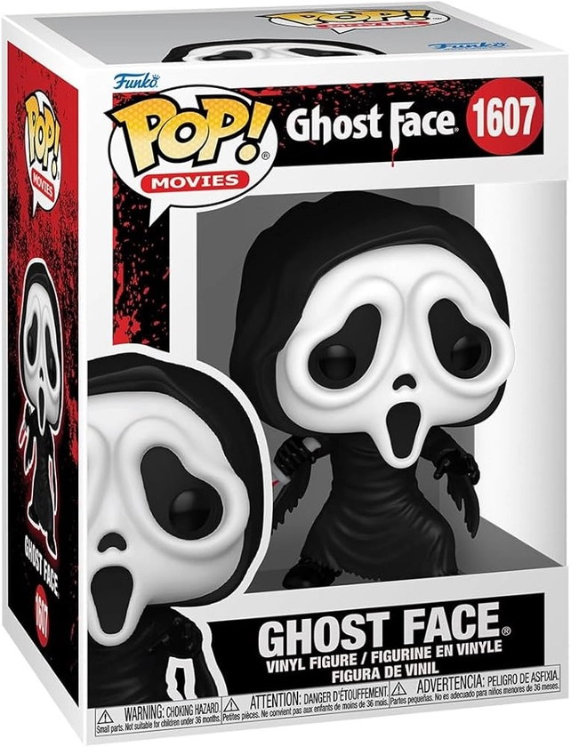 Funko Pop! Movies: Ghostface - Ghostface - Figurine en Vinyle à Collectionner - Idée de Cadeau - Produits Officiels - Jouets pour Les Enfants et Adultes - Movies Fans