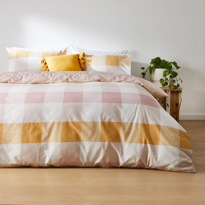 Maya Reversible Quilt Cover Set - Double Bed